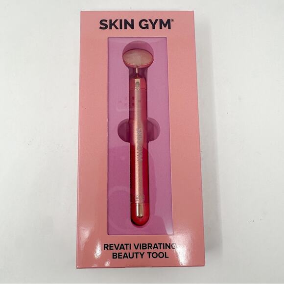 NEW in box Skin Gym Rose Quartz Revati Vibrating Beauty Tool, MSRP $59 - Picture 3 of 9